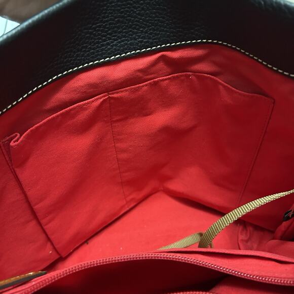 Dooney & Bourke Pebble Grain Logo Lock Shoulder Bag - Picture 10 of 12